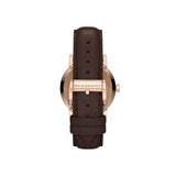  Shop Authentic Burberry The City Brown Dial Brown Leather Strap Watch for Men - BU9013 - Luxxuri