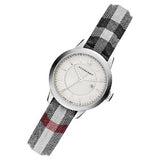  Shop Authentic Burberry Classic Stone Silver Dial Horseberry Black Leather Strap Watch for Women - BU10103 - Luxxuri