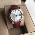  Shop Authentic Burberry The City Silver Dial Red Leather Strap Watch for Women - BU9129 - Luxxuri
