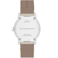  Shop Authentic Burberry The City White Dial Beige Leather Strap Watch for Women - BU9132 - Luxxuri