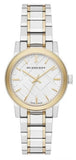  Shop Authentic Burberry The City Silver Dial Two Tone Steel Strap Watch for Women - BU9217 - Luxxuri