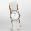  Shop Authentic Burberry Utilitarian White Dial White Leather Strap Watch for Women - BU7846 - Luxxuri
