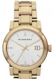  Shop Authentic Burberry The City White Dial Gold Steel Strap Watch for Women - BU9103 - Luxxuri