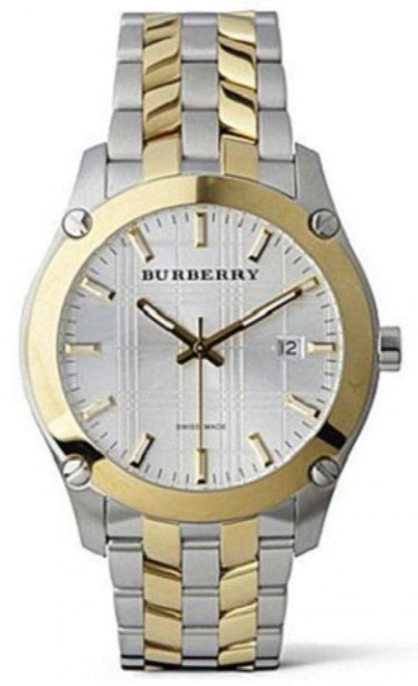  Shop Authentic Burberry Heritage Silver Dial Two Tone Steel Strap Watch for Women - BU1857 - Luxxuri