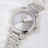  Shop Authentic Burberry The City Silver Dial Silver Steel Strap Watch for Women - BU9200 - Luxxuri