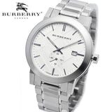  Shop Authentic Burberry The City Silver Dial Silver Steel Strap Watch for Men - BU9900 - Luxxuri