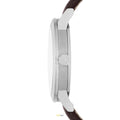 Burberry The City Gold Dial Brown Leather Strap Watch for Men - BU9011