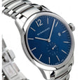  Shop Authentic Burberry The Classic Blue Dial Silver Steel Strap Watch for Men - BU10007 - Luxxuri