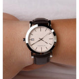  Shop Authentic Burberry Heritage Beige Dial Brown Leather Strap Watch for Men - BU1777 - Luxxuri