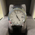 Burberry Heritage Beige Dial Brown Leather Strap Watch for Men - BU1777