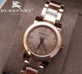  Shop Authentic Burberry Heritage Rose Gold Dial Rose Gold Steel Strap Watch for Women - BU9215 - Luxxuri