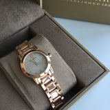  Shop Authentic Burberry Heritage Rose Gold Dial Rose Gold Steel Strap Watch for Women - BU9215 - Luxxuri