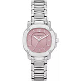  Shop Authentic Burberry The Britain Pink Dial Silver Steel Strap Watch for Women - BBY1704 - Luxxuri