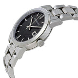  Shop Authentic Burberry The City Black Dial Silver Steel Strap Watch for Women - BU9101 - Luxxuri