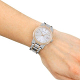  Shop Authentic Burberry The City White Dial Two Tone Steel Strap Watch for Women - BU9105 - Luxxuri