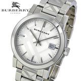  Shop Authentic Burberry The City White Dial Silver Steel Strap Watch for Women - BU9144 - Luxxuri