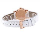  Shop Authentic Burberry The City White Dial White Leather Strap Watch for Women - BU9209 - Luxxuri