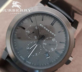  Shop Authentic Burberry The City Black Dial Black Leather Strap Watch for Men - BU9364 - Luxxuri