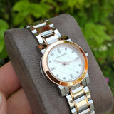  Shop Authentic Burberry The City Silver Dial Two Tone Steel Strap Watch for Women - BU9214 - Luxxuri