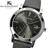  Shop Authentic Burberry Heritage Grey Dial Black Leather Strap Watch for Men - BU9024 - Luxxuri