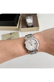  Shop Authentic Burberry The City White Dial Silver Steel Strap Watch for Women - BU9100 - Luxxuri