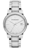  Shop Authentic Burberry The City White Dial Silver Steel Strap Watch for Women - BU9100 - Luxxuri