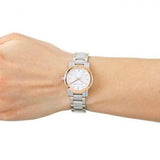  Shop Authentic Burberry The City Silver Dial Two Tone Steel Strap Watch for Women - BU9205 - Luxxuri
