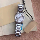  Shop Authentic Burberry The City Diamonds Silver Dial Silver Steel Strap Watch for Women - BU9220 - Luxxuri