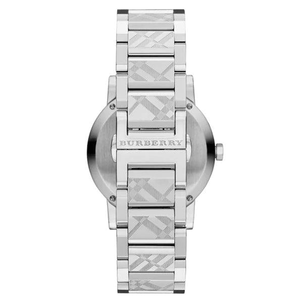  Shop Authentic Burberry The City White Dial Silver Steel Strap Watch for Women - BU9144 - Luxxuri
