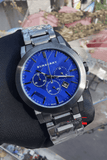  Shop Authentic Burberry The City Navy Blue Dial Black Steel Strap Watch for Men - BU9365 - Luxxuri
