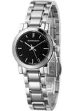  Shop Authentic Burberry The City Black Dial Silver Steel Strap Watch for Women - BU9201 - Luxxuri