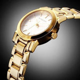  Shop Authentic Burberry Heritage White Dial Gold Steel Strap Watch for Women - BU9203 - Luxxuri