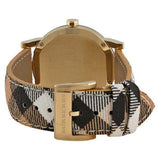  Shop Authentic Burberry The City Diamonds Mother of Pearl Dial Brown Leather Strap Watch for Women - BU9226 - Luxxuri