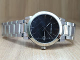  Shop Authentic Burberry The City Black Dial Silver Stainless Steel Strap Watch for Women - BU9001 - Luxxuri