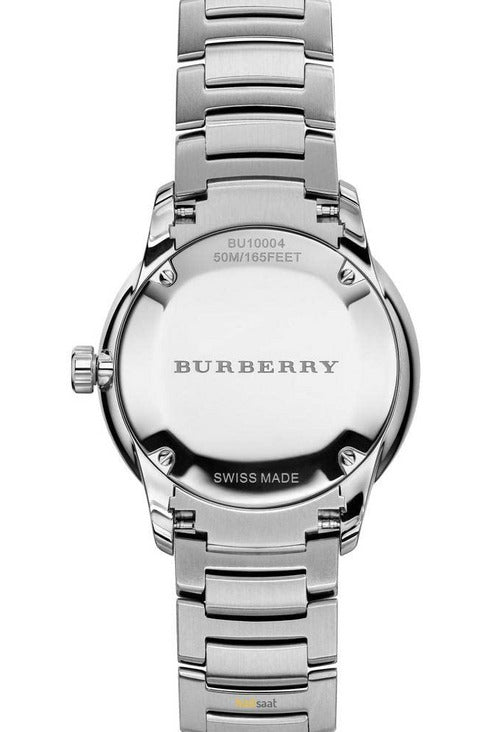 Shop Authentic Burberry The Classic Silver Dial Silver Steel Strap Watch for Men - BU10004 - Luxxuri
