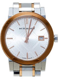  Shop Authentic Burberry The City White Dial Two Tone Steel Strap Watch for Women - BU9006 - Luxxuri