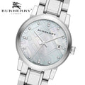  Shop Authentic Burberry The City Diamonds Silver Dial Silver Steel Strap Watch for Women - BU9125 - Luxxuri