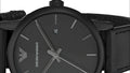 Shop Authentic Emporio Armani Classic Black Dial Black Leather Strap Watch For Men - AR1732 - Luxxuri