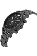  Shop Authentic Emporio Armani Luigi Chronograph Black Dial Black Stainless Steel Watch For Men - AR1895 - Luxxuri