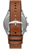  Shop Authentic Fossil Forrester Chronograph Grey Dial Brown Leather Strap Watch for Men - FS5815 - Luxxuri