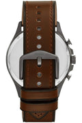  Shop Authentic Fossil Forrester Chronograph Grey Dial Brown Leather Strap Watch for Men - FS5815 - Luxxuri