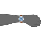  Shop Authentic Fossil Grant Chronograph Blue Dial Brown Leather Strap Watch for Men - FS5184 - Luxxuri