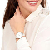  Shop Authentic Fossil Jacqueline White Dial Beige Leather Strap Watch for Women - ES3793 - Luxxuri
