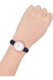  Shop Authentic Fossil Jacqueline White Dial Blue Leather Strap Watch for Women - ES4291 - Luxxuri
