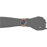  Shop Authentic Fossil Jacqueline Three Hand Date Luggage Blue Dial Brown Leather Strap Watch for Women - ES4274 - Luxxuri