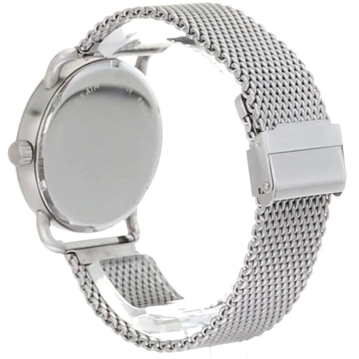  Shop Authentic Fossil Neutra Chronograph White Dial Silver Mesh Bracelet Watch for Men - FS5382 - Luxxuri