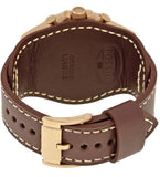  Shop Authentic Fossil Nate Chronograph Gold Dial Brown Leather Strap Watch for Men - JR1495 - Luxxuri