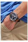  Shop Authentic Fossil Nate Chronograph Navy Blue Dial Brown Leather Strap Watch for Men - JR1504 - Luxxuri