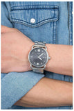  Shop Authentic Fossil The Commuter Black Dial Silver Steel Strap Watch for Men - FS5391 - Luxxuri