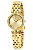  Shop Authentic Michael Kors Darci Gold Dial with Diamonds Gold Steel Strap Watch for Women - MK3295 - Luxxuri